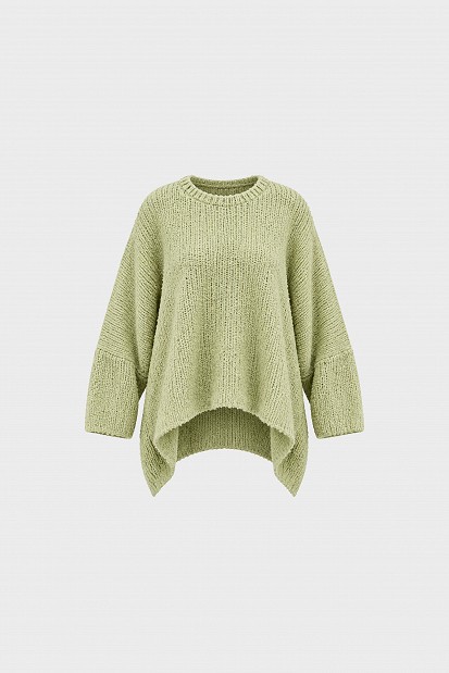Πουλόβερ μπουκλέ oversized