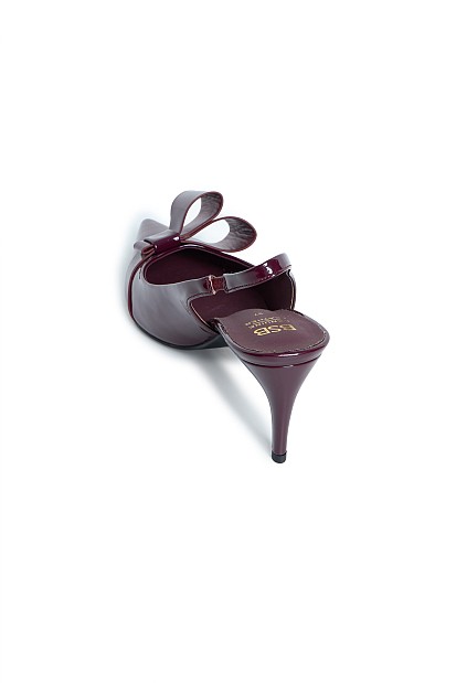 Slingback γόβα με φιόγκο