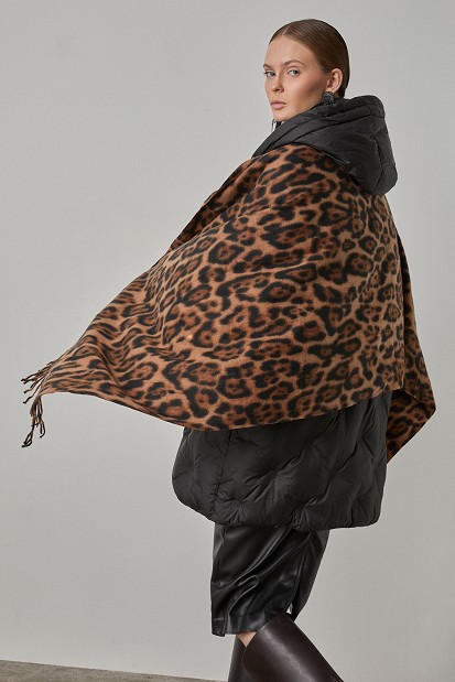 Leopard κασκόλ