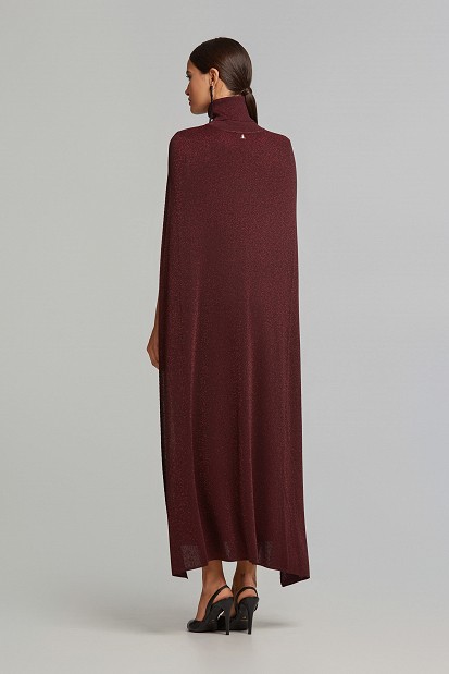 Lurex ζιβάγκο φόρεμα με κάπα