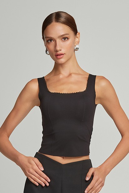 Ελαστική μπλούζα bralette