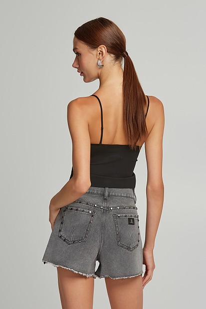 Bralette με ραφές και τετράγωνο μπούστο