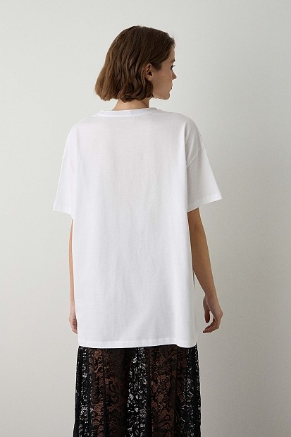 Oversized t-shirt με τύπωμα