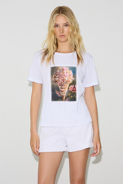 T-shirt με τύπωμα