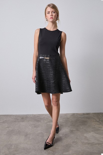 Μίνι φόρεμα tweed
