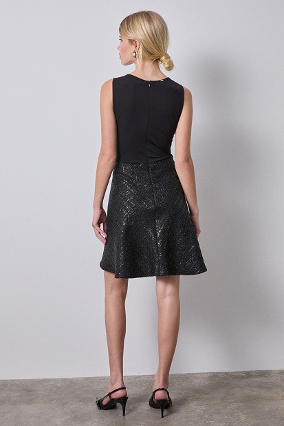 Μίνι φόρεμα tweed