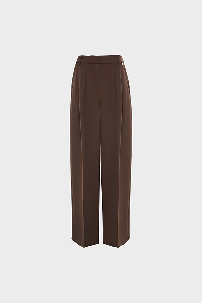 Παντελόνι με πιέτες και λάστιχο