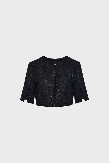 Tweed μπολερό 3/4