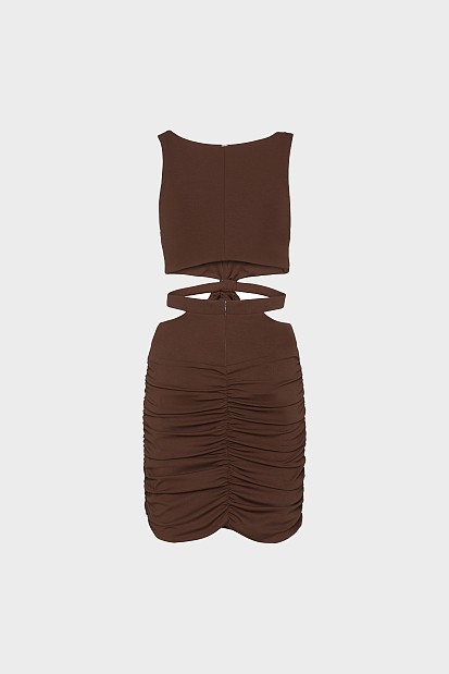Μίνι cut out φόρεμα - Gold label