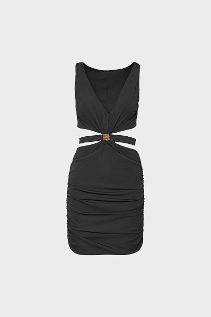 Μίνι cut out φόρεμα - Gold label