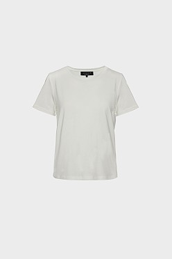 T-shirt από οικολογικές ίνες με στρογγυλή λαιμόκοψη