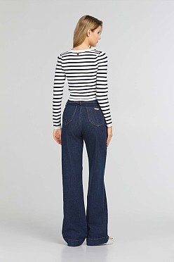 Ζακέτα πλεκτή ριγέ