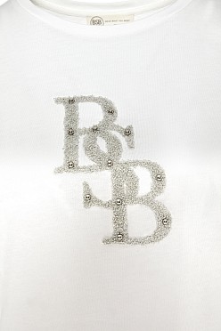 T-shirt με ανάγλυφη στάμπα