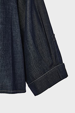 Denim oversized πουκάμισο