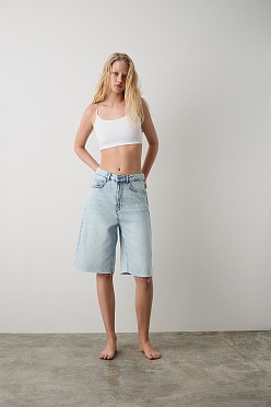 Denim βερμούδα