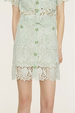 Μίνι crochet φούστα - Gold label