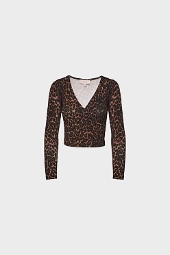 Κρουαζέ animal print τοπ