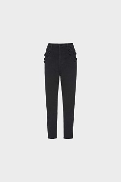 Ψηλόμεσο mom fit τζιν παντελόνι