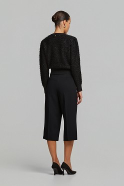 Lurex πουλόβερ με cut outs