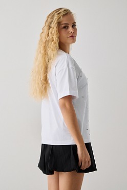 T-shirt με παγιέτες