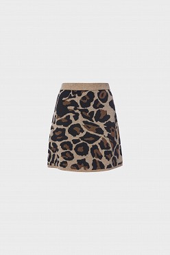 Μίνι leopard φούστα