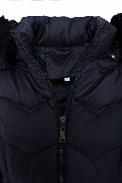 Puffer μπουφάν με κουκούλα