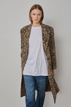 Animal print παλτό