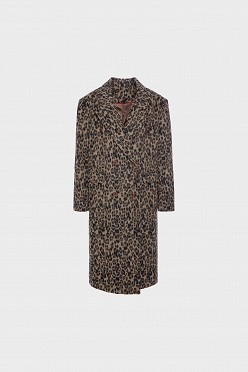 Animal print παλτό