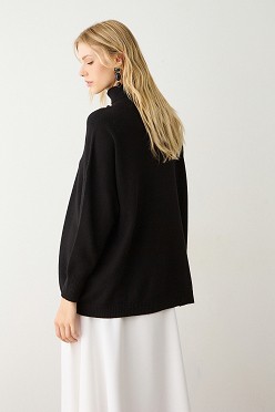 Oversized πουλόβερ με ζιβάγκο
