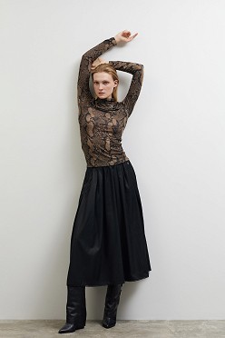 Snake print ζιβάγκο