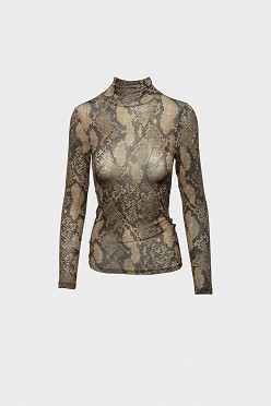 Snake print ζιβάγκο