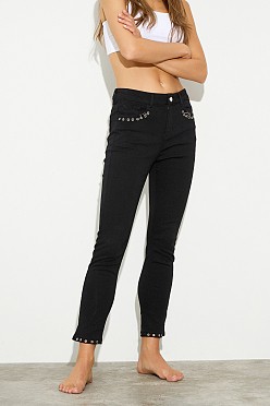 Selena skinny τζιν με κρίκους