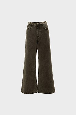 Kalia wide leg τζιν με τρουκς