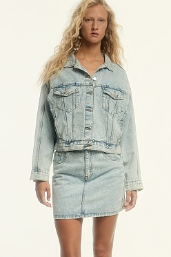 Μίνι denim φούστα