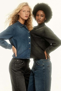 Denim πουκάμισο