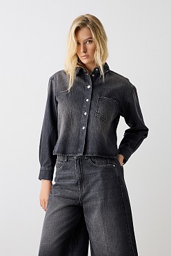 Denim πουκάμισο