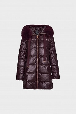 Μίντι puffer μπουφάν