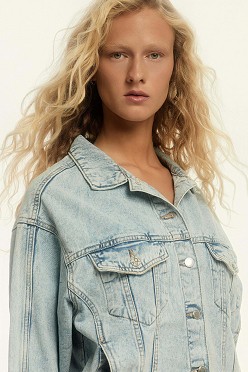 Denim basic τζάκετ