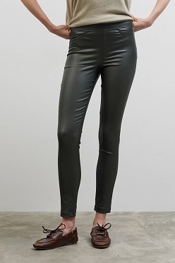 Leather look κολάν με τσέπες