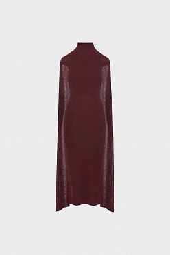 Lurex ζιβάγκο φόρεμα με κάπα