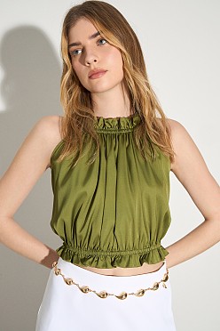 Εξώπλατο halter neck τοπ