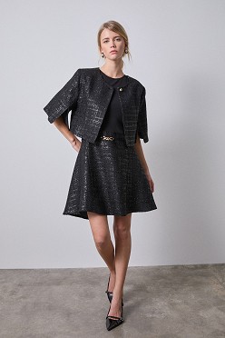 Μίνι φόρεμα tweed