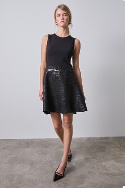 Μίνι φόρεμα tweed