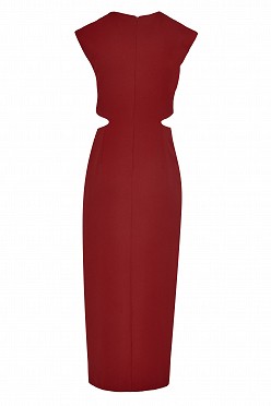 Μάξι cut out φόρεμα με στρας