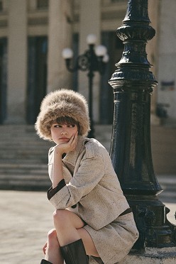 Tweed σακάκι με στρας