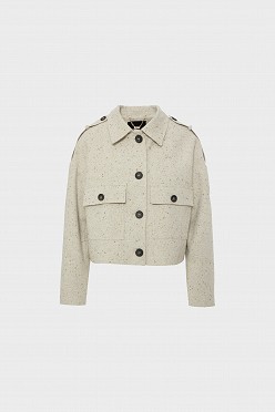 Tweed σακάκι με στρας