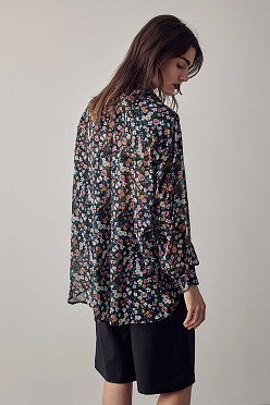 Φλοράρλ oversized πουκάμισο