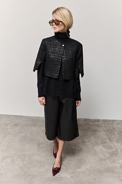 Tweed μπολερό 3/4