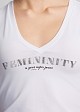 T-shirt με στάμπα και βολάν