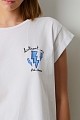 T-shirt με τύπωμα μάτι